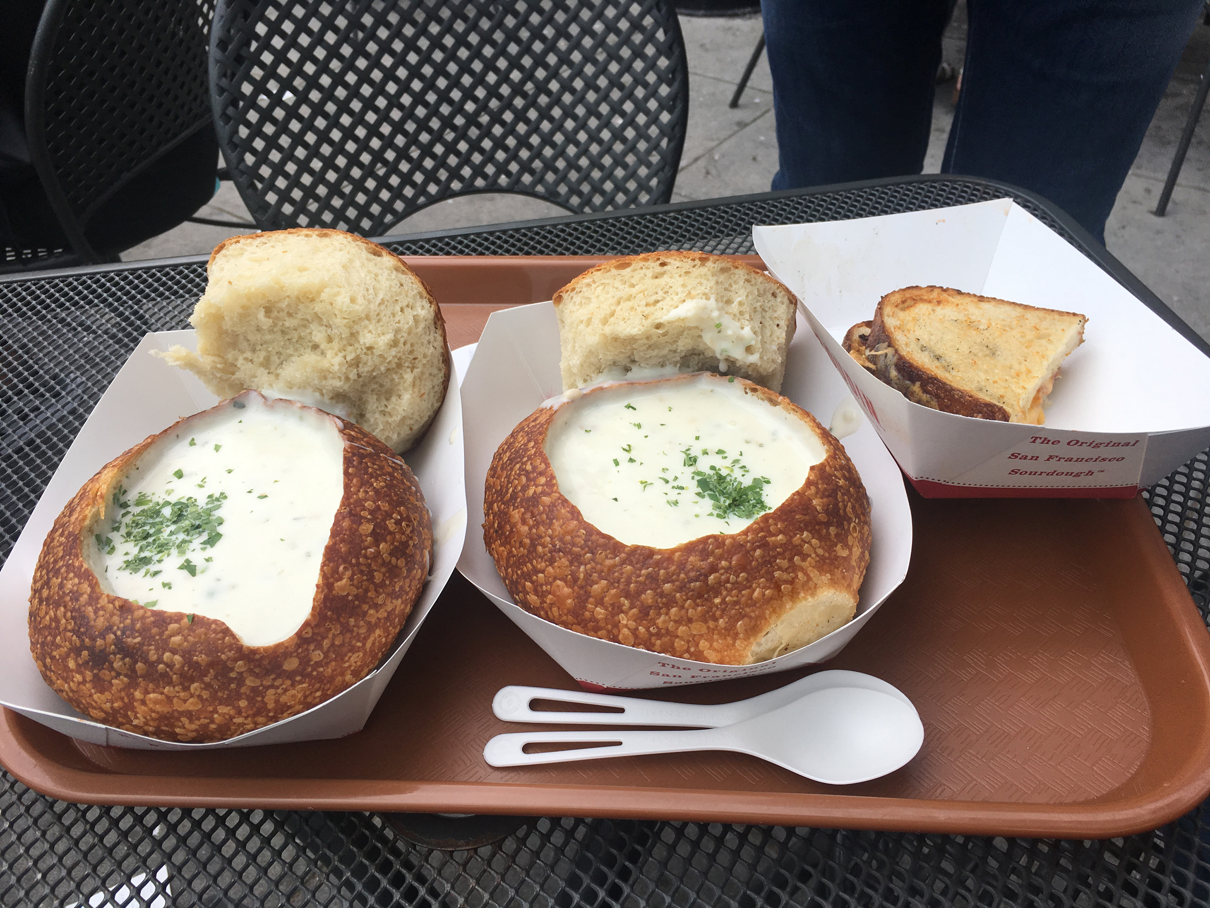 Clam chowder Boudin Bakery - Pier 39 - San Francisco - California