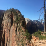 Ultimo tratto attrezzato dell'Angel's Landing Trail - Zion - Utah