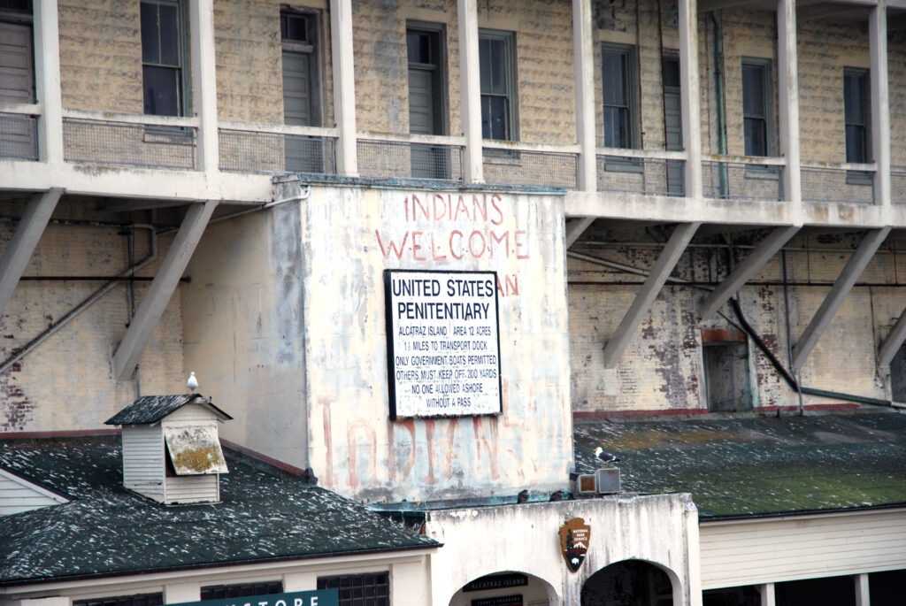 Cartello di ingresso al penitenziario di Alcatraz - San Francisco - California