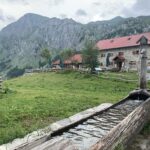 Fontana all'esterno di Malga Pramosio - Carnia
