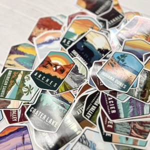Stickers parchi nazionali - pacchetto completo